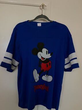 Disney Blue Mesh Mickey Tag Jersey
